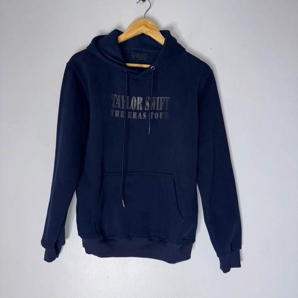 Taylor Swift Eras Tour Dark Blue‎ Hoodie Sweatshirt Small OFFICIAL MERCH - Picture 1 of 3